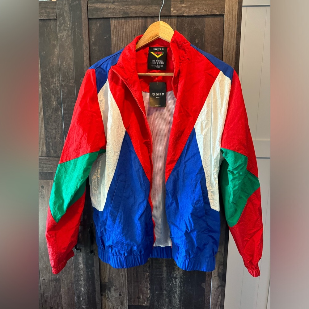 Men’s Pony 80s style Windbreaker